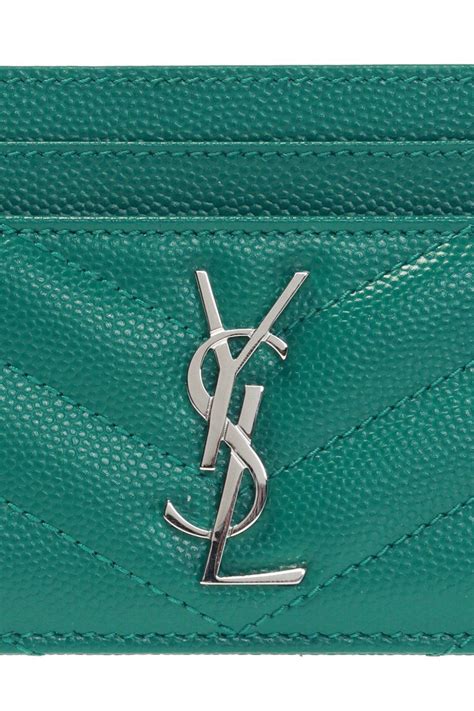 faux ysl card holder|YSL monogram card.